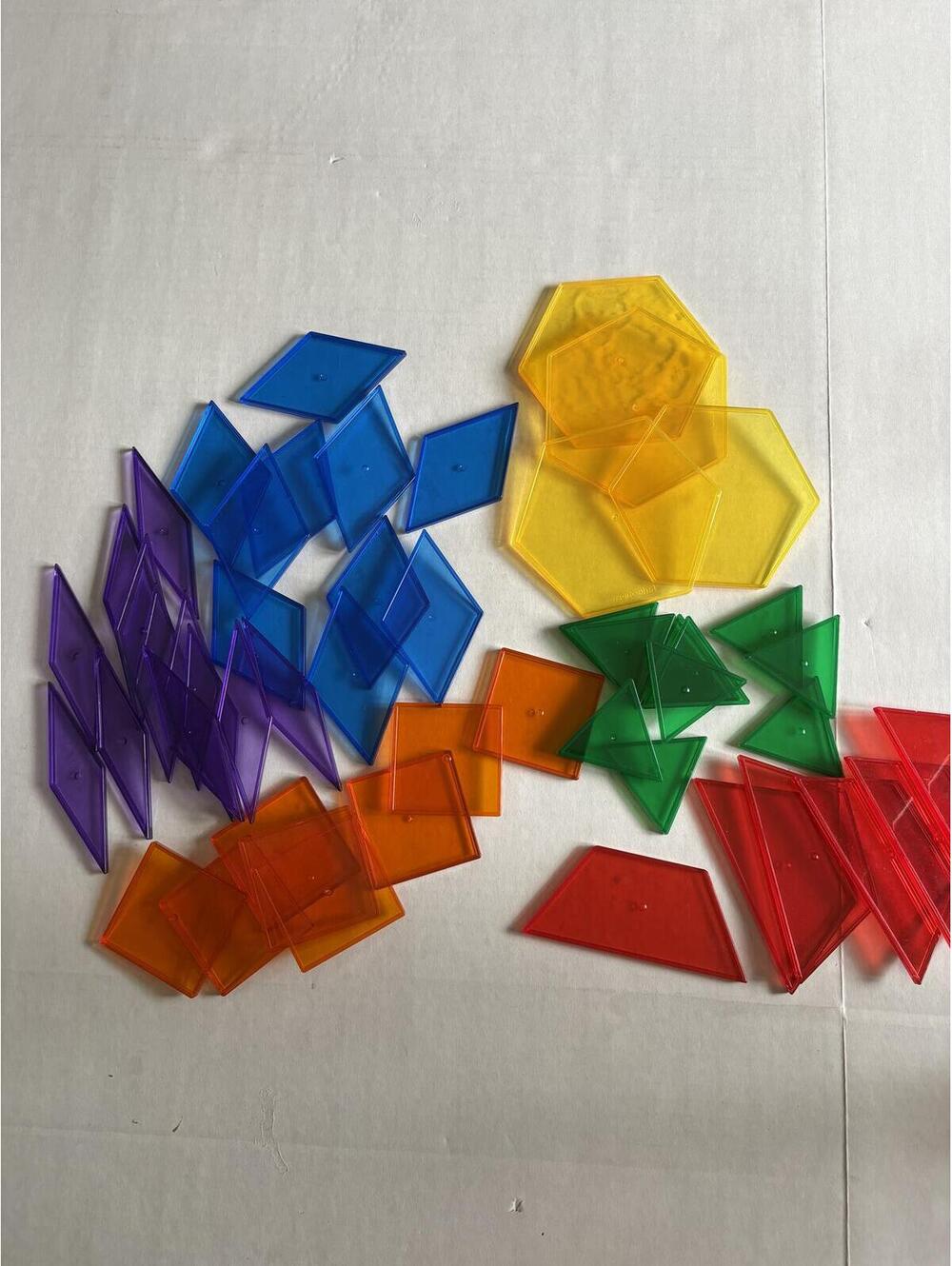 Lakeshore Jumbo Translucent Pattern Blocks